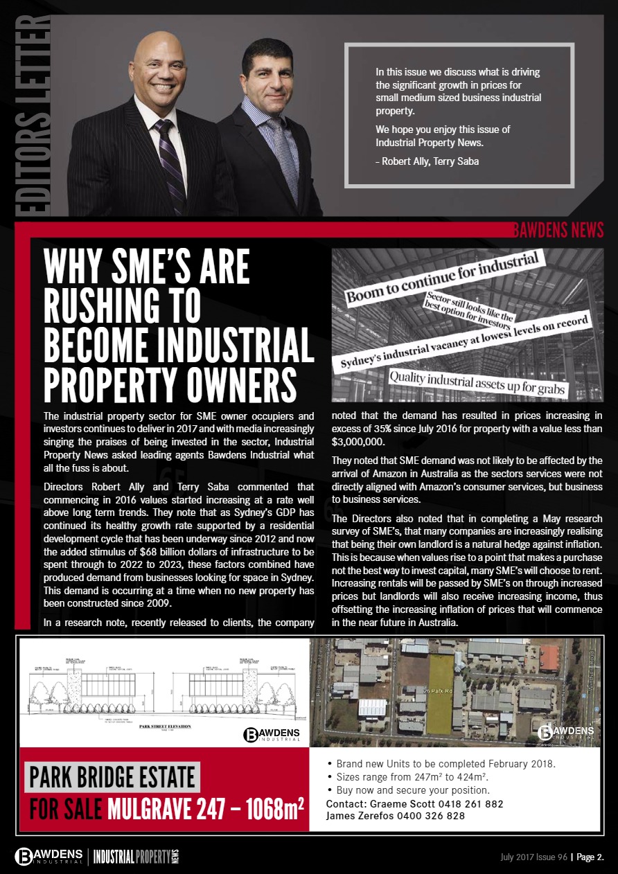 Why SME's Are Rushing To Industrial Property Owners Bawdens